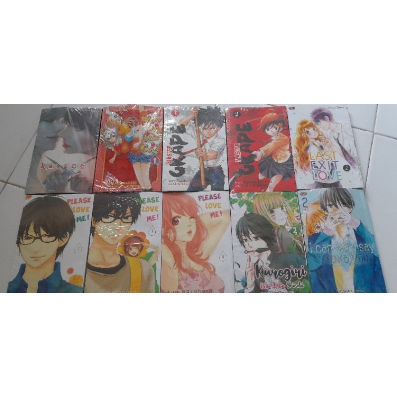 segel. kasane 9, master grape 1-2, please love me  2-4, bim bo gami ga 1, last exit love 2, kurogiri