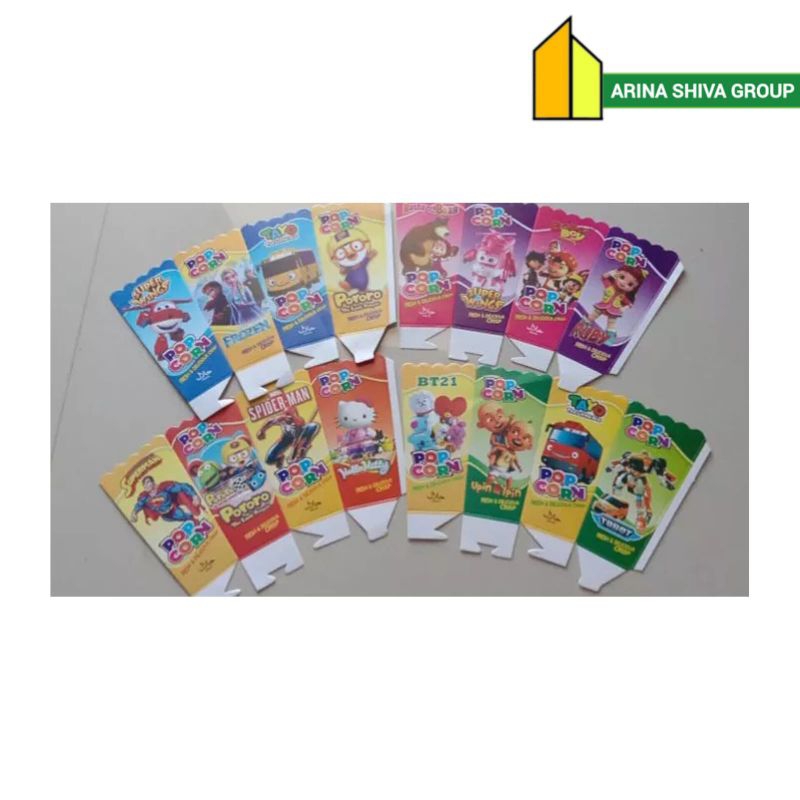 

200 LEMBAR KERTAS POPCORN 12 × 6 PAPER CRAFT KARTON POPCORN BERKUALITAS | KARDUS KEMASAN POPCORN UKURAN 12 × 6 PRODUK TERBARU | CENTRAL JAYA ABADI | ARINA SHIVA GROUP 1125