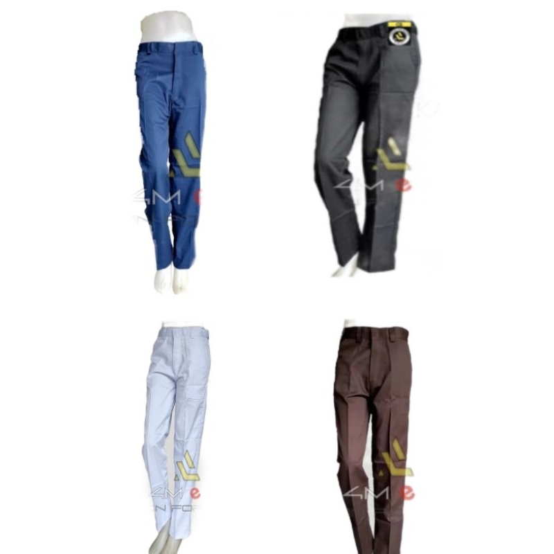 CELANA SEKOLAH PANJANG SMP MTS SERAGAM SEKOLAH SMP MTS Seragam Sekolah Kain Katun Drill