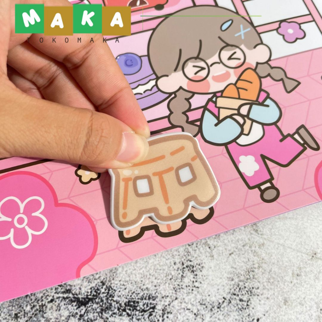 

sticker DIY moko MK 6747 stiker anti air sticker vinyl perlengkapan DIY journaling