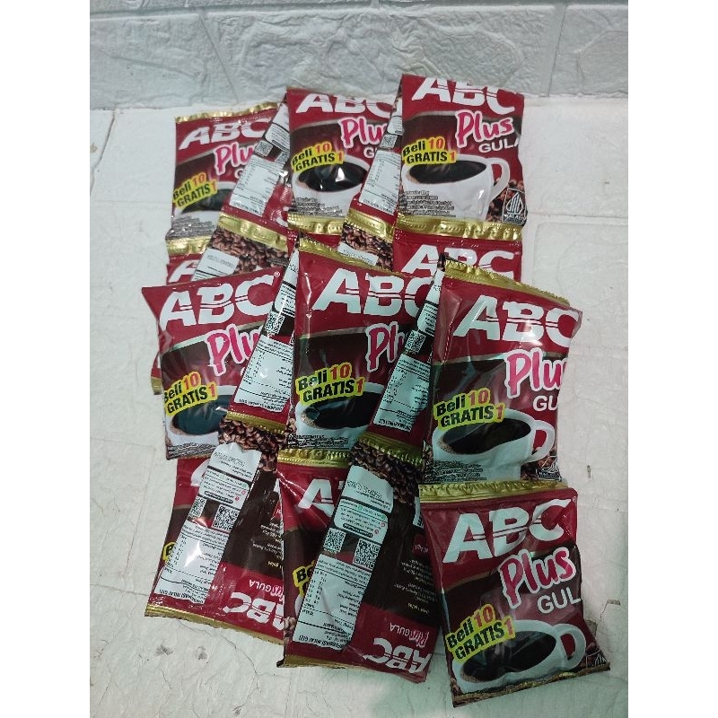 

kopi ABC plus 1renteng isi 10bks gratis 1bks