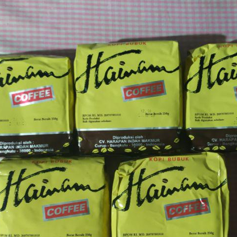

ORIGINAL TERMURAH KOPI HAINAM 250 GRAM