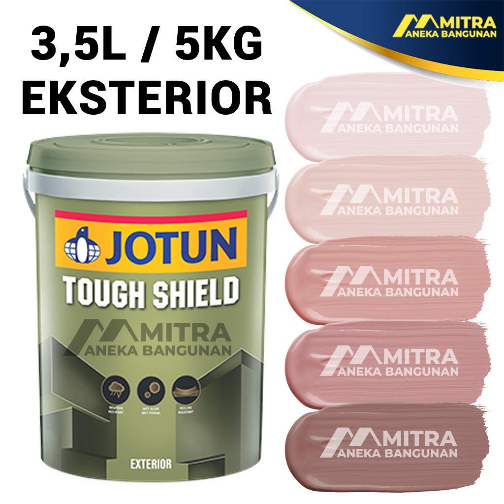 Promo Cat Tembok Eksterior Jotun Tough Shield 3,5 Liter / Dusty Pink / Jotun Exterior