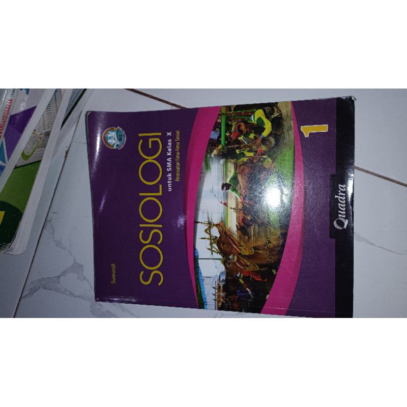 

buku sosiologi kelas 10/X SMA penerbit quadra K13