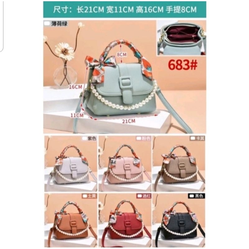TAS FASHION IMPORT WANITA 683 SLINGBAG