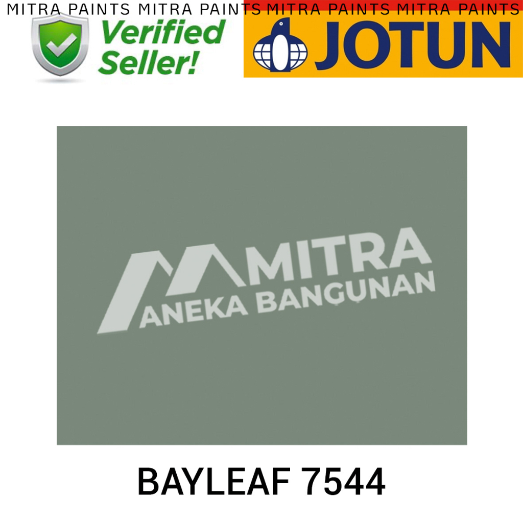 CAT TEMBOK JOTUN INTERIOR EKSTERIOR BAYLEAF 7544 / HIJAU SAGE GREEN ARMY GREEN