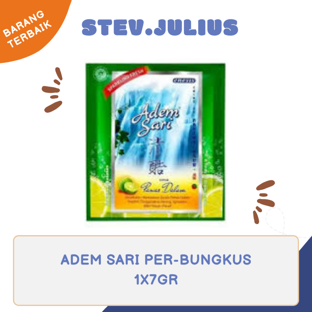 

ADEM SARI PERBUNGKUS 1X7GR