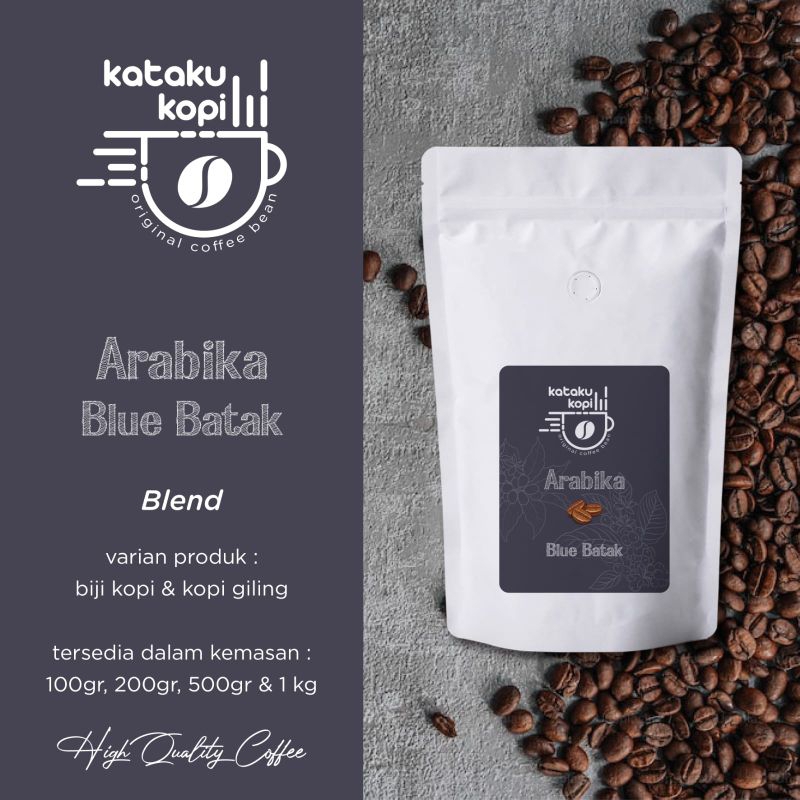 

Kataku Kopi Arabica Blue Batak 100gr dan 200gr