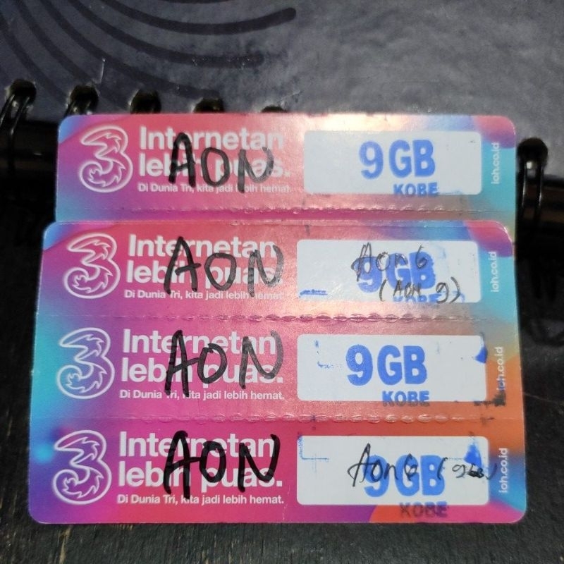 Voucher Tri AON 9GB (15GB Area Promo)