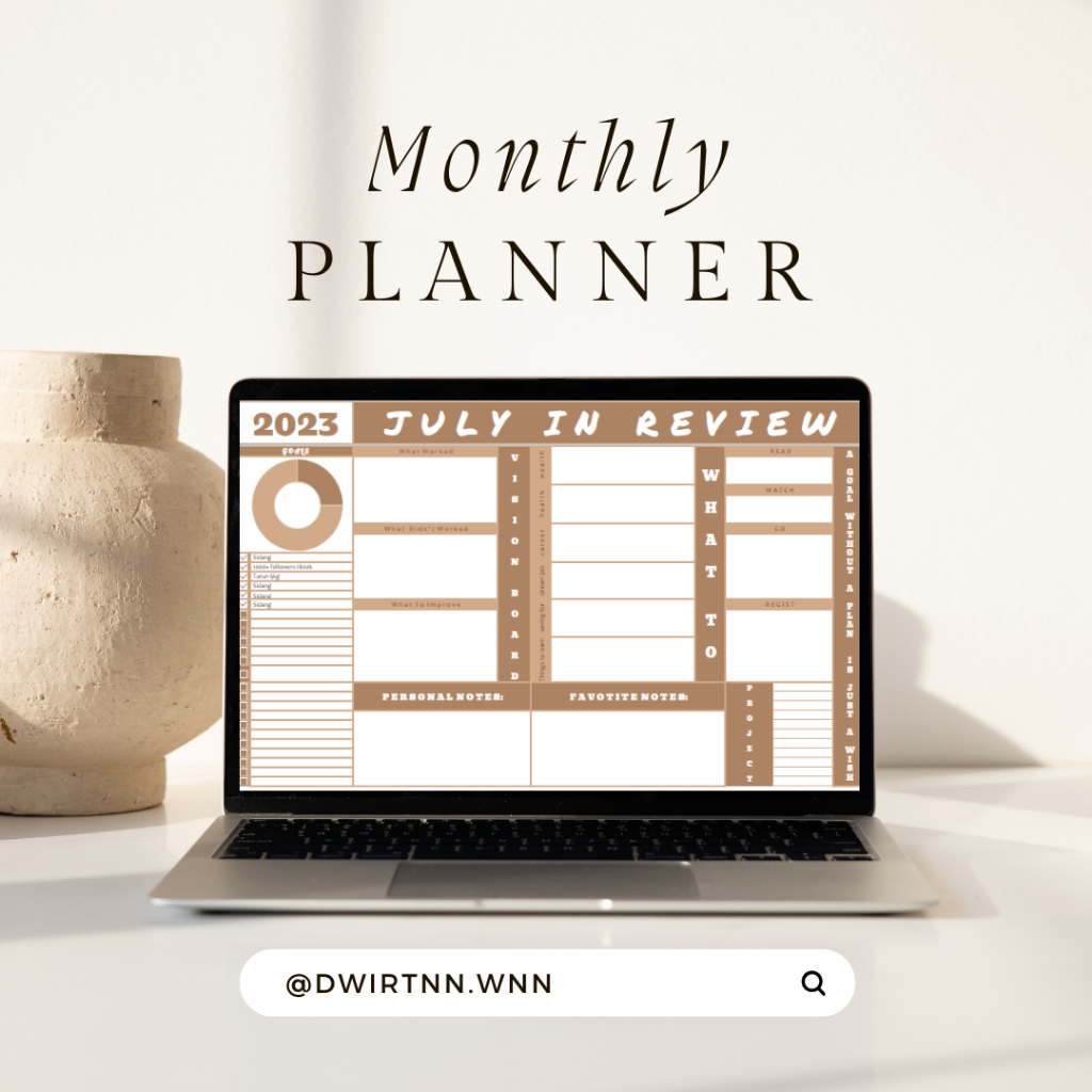 

Template Planner_Monthly Planner_Spreadsheet_Planner