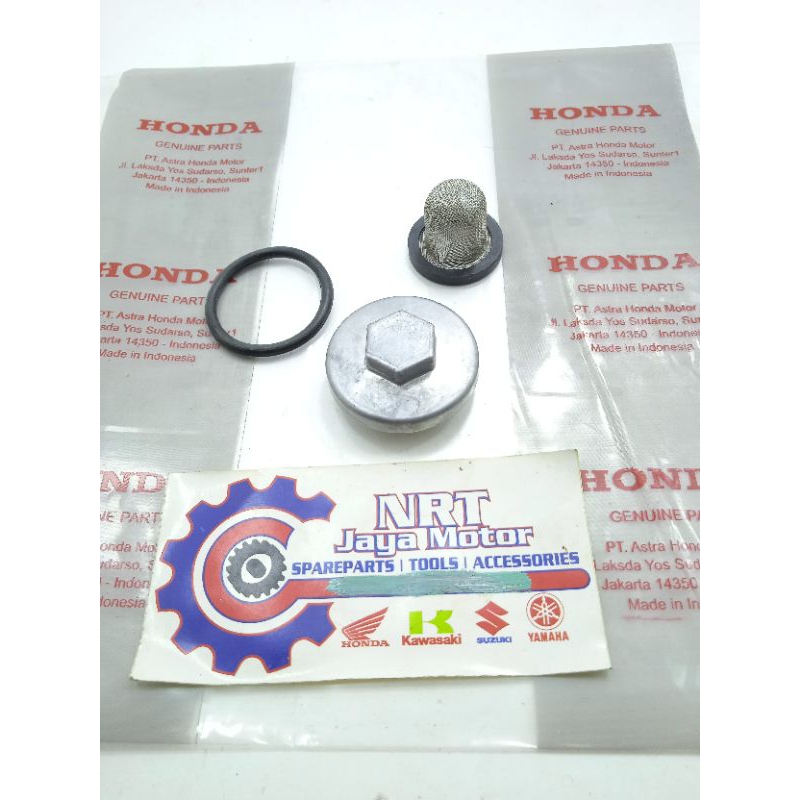 tutup filter oli Honda beat fi + filternya asli