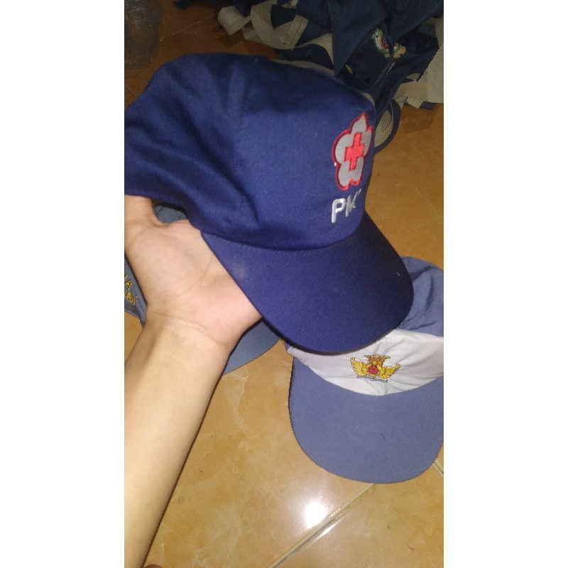 Topi SD, SMP,SMA/SMK bahan drill