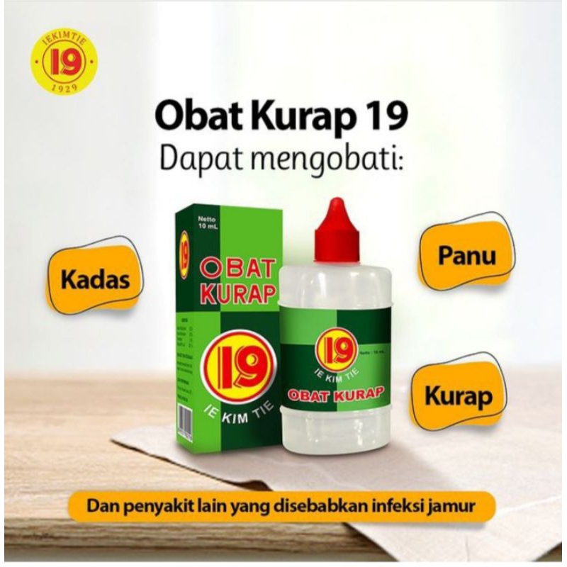Obat Kurap Cap 19 Obat Panu kadas kurap