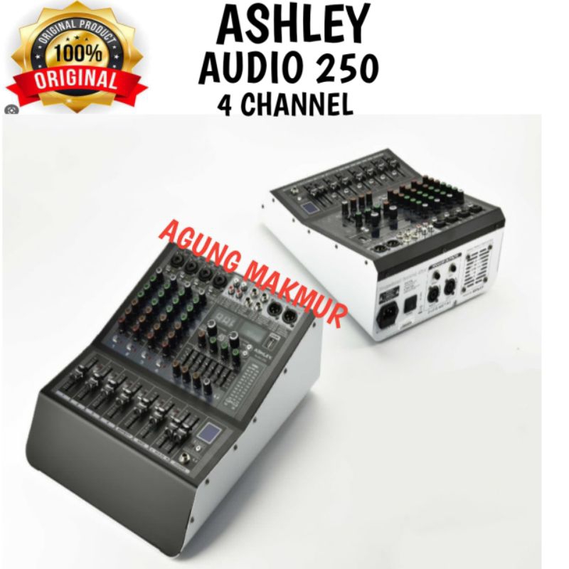POWER MIXER ASHLEY AUDIO 250 4CH ORIGINAL - Mixer Power Ashley Audio250 4Channel