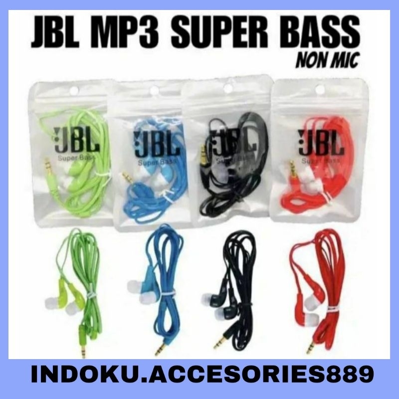 Mp3 Headset Hf JBL Packing Plastik Suara Bagus
