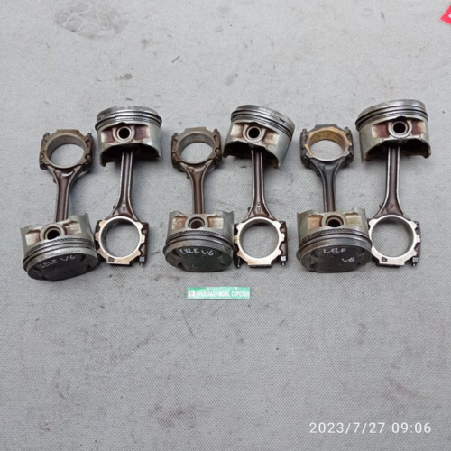 TERBAIK Piston set komplit stang baut sekher ring seher Mitsubishi Galant V6 Lele DOHC 2.0 12D R ove