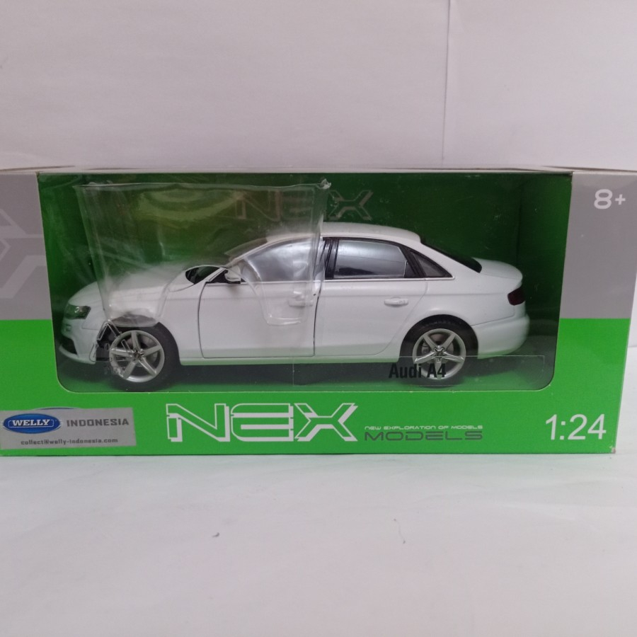 Diecast Mobil Audi A4 Welly 1:24 miniatur mobil mainan koleksi harga murah