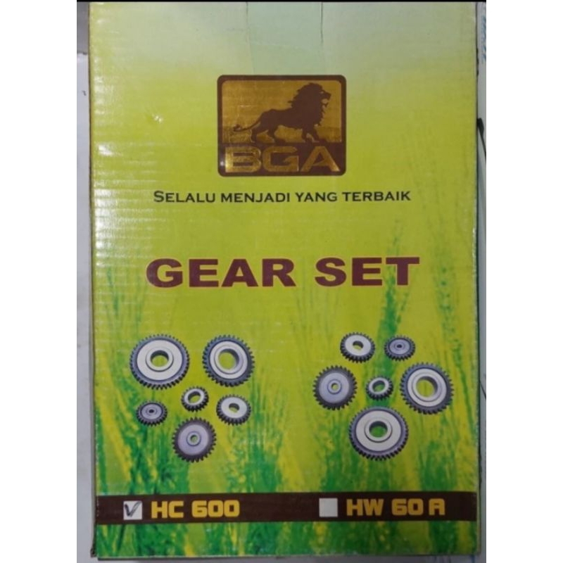 gear set agrindo hc 600 berkualitas