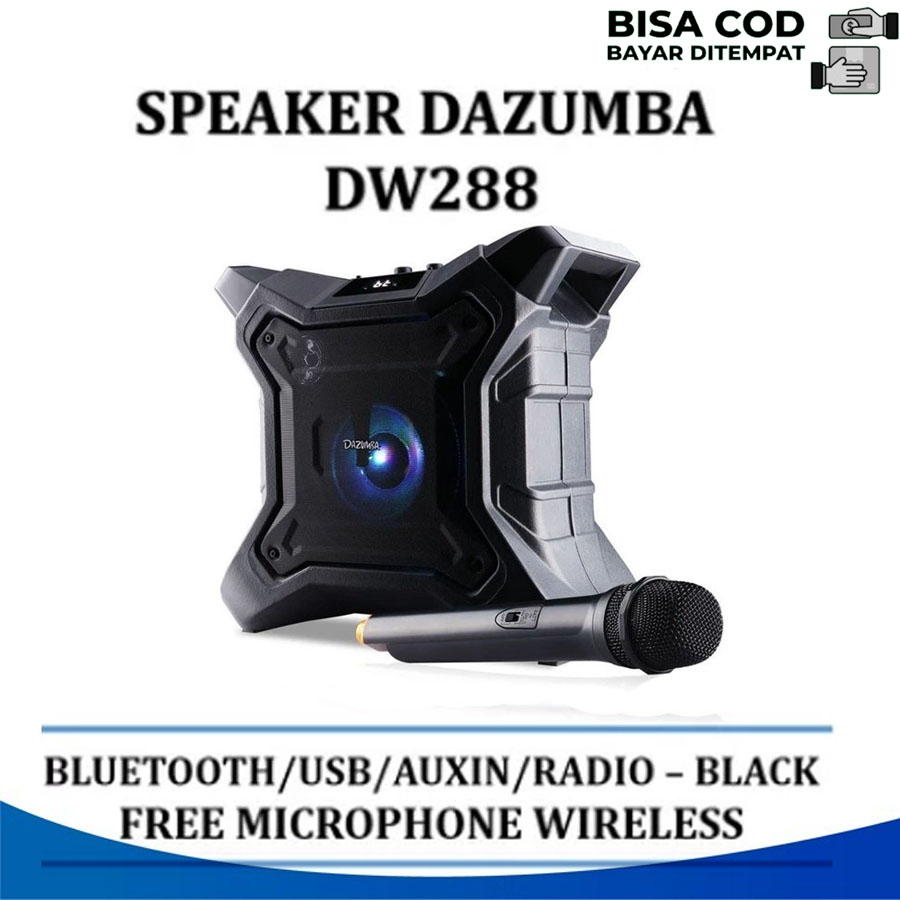 Speaker DAZUMBA DW-288 Speaker Meeting Portable WaterProff - Dapat MIC