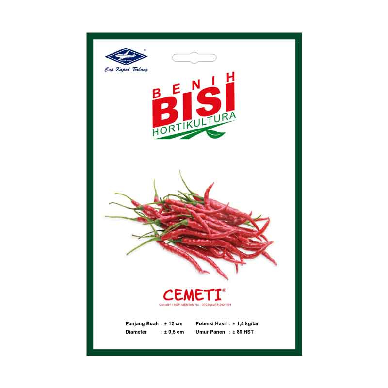 BENIH CABAI CEMETI BISI HORTIKULTURA ISI 80 BIJI