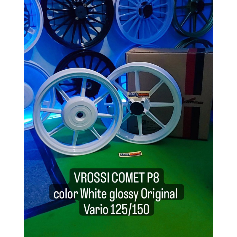 VELG VROSSI P8 VARIO 125/150 PUTIH ORIGINAL