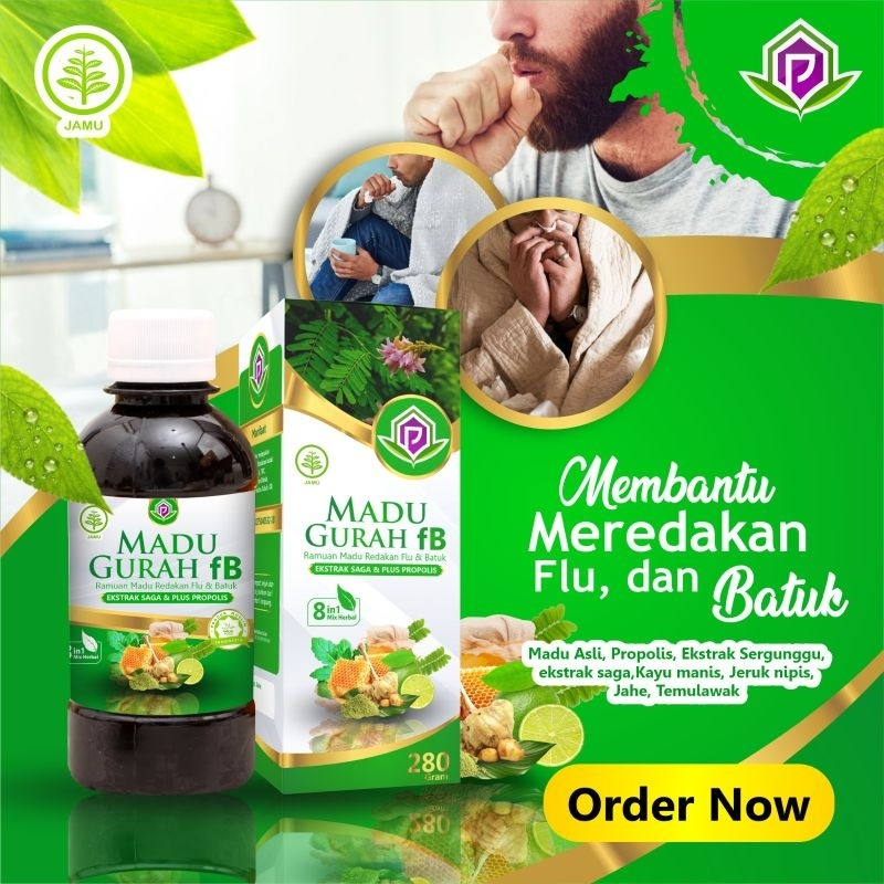 

COD BAYAR DI TEMPAT Madu Batuk Herbal Gurah Fb Flu Dan Batuk Ekstrak Saga Plus Propolis