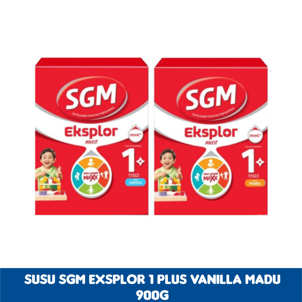 

Susu SGM Exsplor 1 Plus 900g vanilla Madu