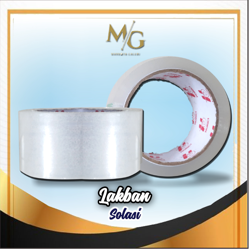 

Solasi Lakban BENING BESAR 90 yard Solasi / Lakban Murah diameter 45 mm