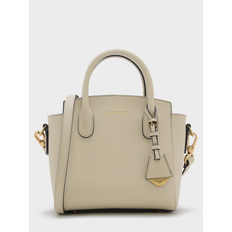 Trapeze Tote Bag - Ivory Item No. CK2-_IVORY_M charles &keith