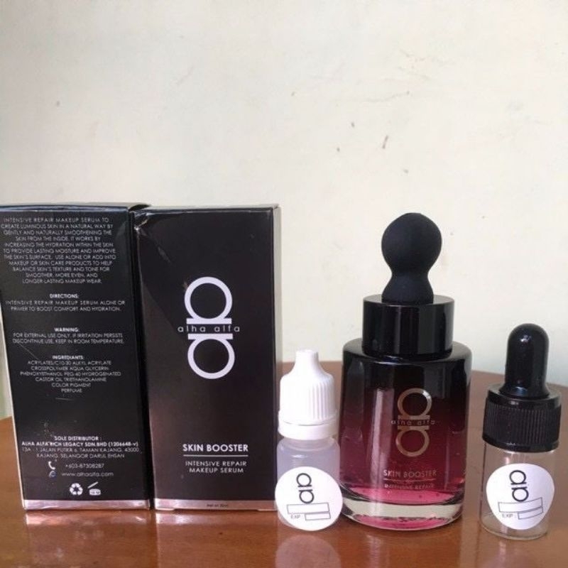 Alha alfa skin booster serum share in jar