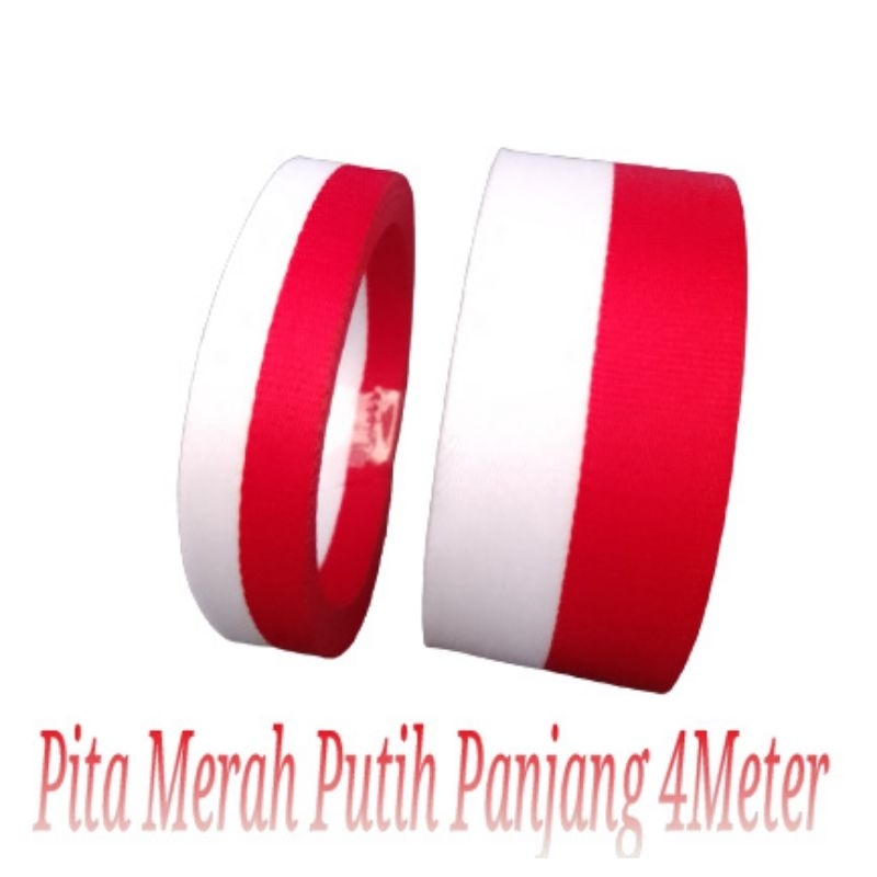 

Pita Merah Putih, Pita Bendera, Pita Satin 1/2" & 1" 4meter