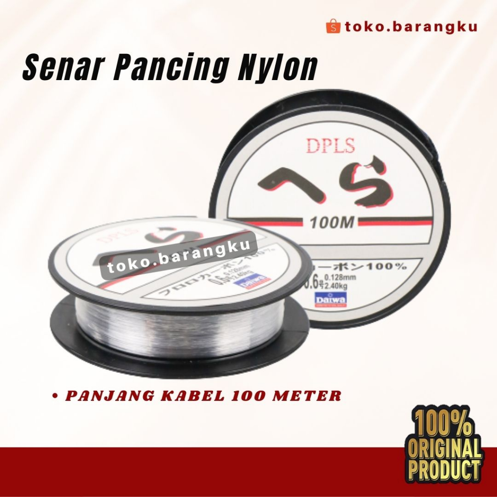 Senar Pancing Daiwa 100M ORIGINAL