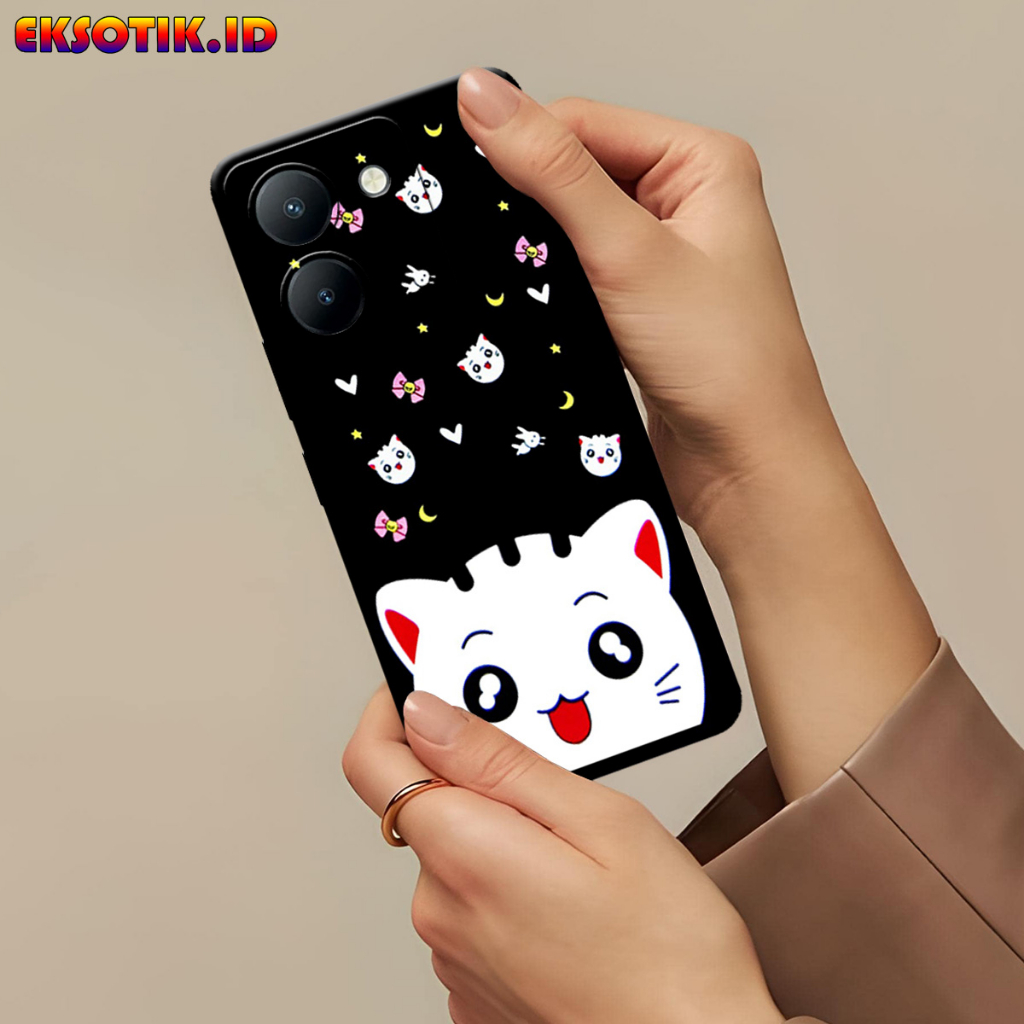 Case VIVO Y36 - Eksotik.id - Casing VIVO Y36 - Fashion Case - KUCING - Skin Handphone - Silikon VIVO