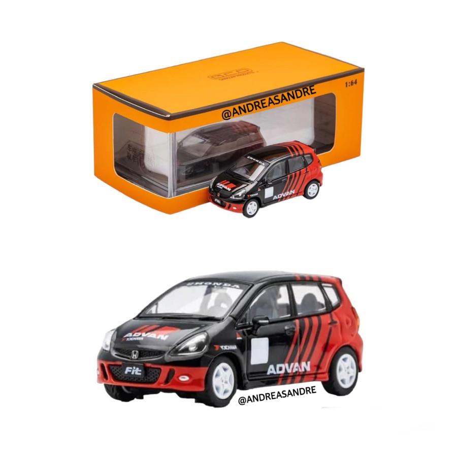 GCD 1/64 Honda Fit Jazz Advan Livery HH