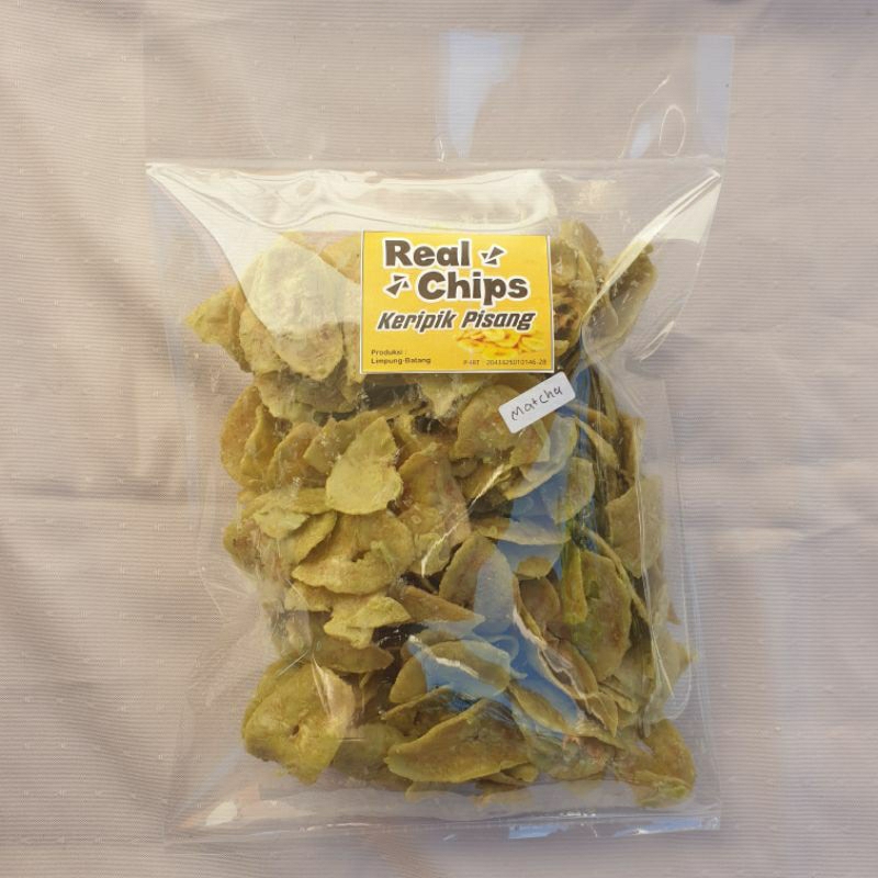 

KRIPIK PISANG || RASA GREENTEA || BY REAL CHIPS