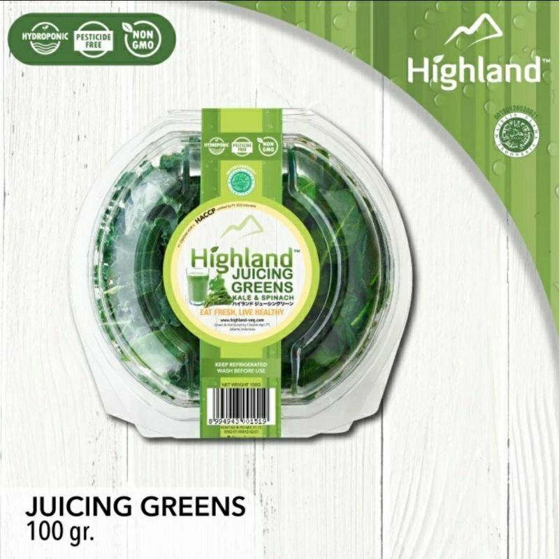 

Juicing Greens Highland 100gr
