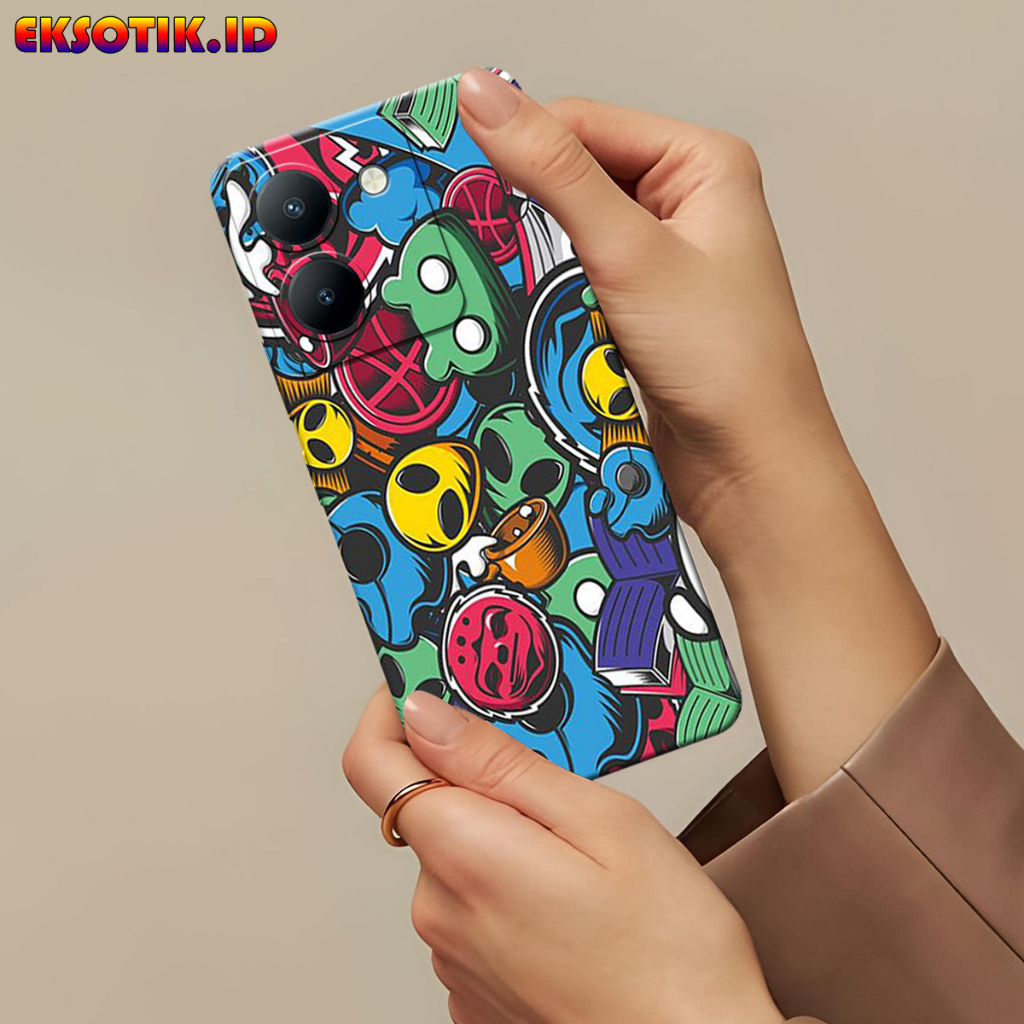 Case VIVO Y36 - Eksotik.id - Casing VIVO Y36 - Fashion Case - DUDDLE - Skin Handphone - Silikon VIVO