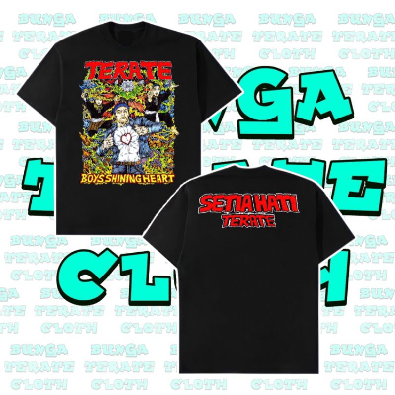 KAOS TERATE BOYS SHINING HEART TERLARIS • KAOS TERATE TERBARU • KAOS SHINING HEART MURAH • KAOS PSHT