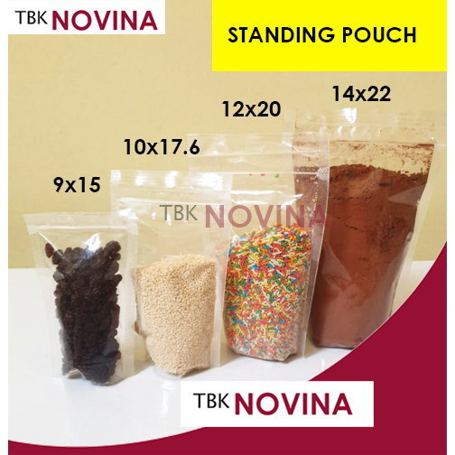 [ 50pcs ] STANDING POUCH 10x17