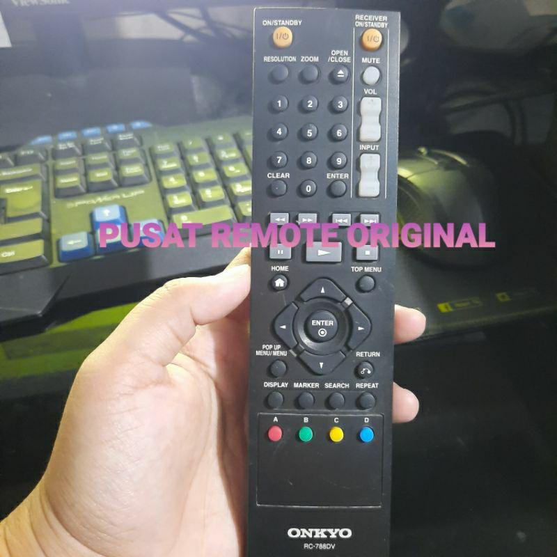 REMOTE REMOT DVD ONKYO RC-788DV ORIGINAL ASLI