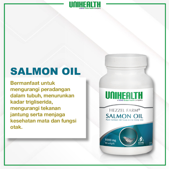 Salmon Oil Unihealth Salmon Oil 30 Minyak Ikan Salmon Asli Mengurangi Peradangan Dalam Tubuh