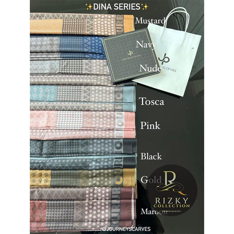 JILBAB SEGI EMPAT MOTIF DILLA SERIES ORI JOURNEY SCARVES REGULER SERIES/ HIJAB REGULER ORI JOURNEY/ KERUDUNG JOURNEY