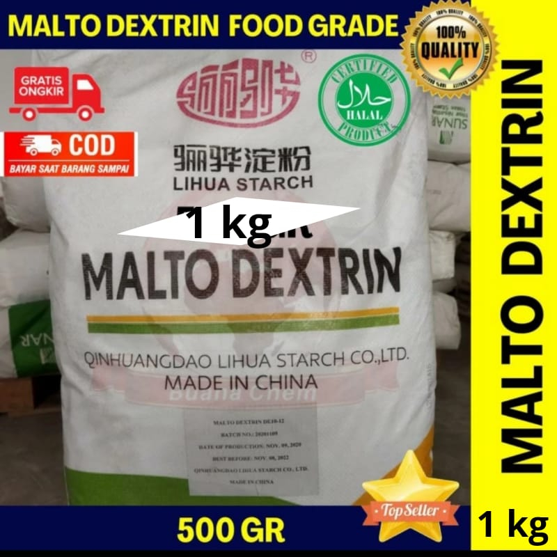 

Maltodextrin 1 kg/ Dextrin / Filler Produk Netral