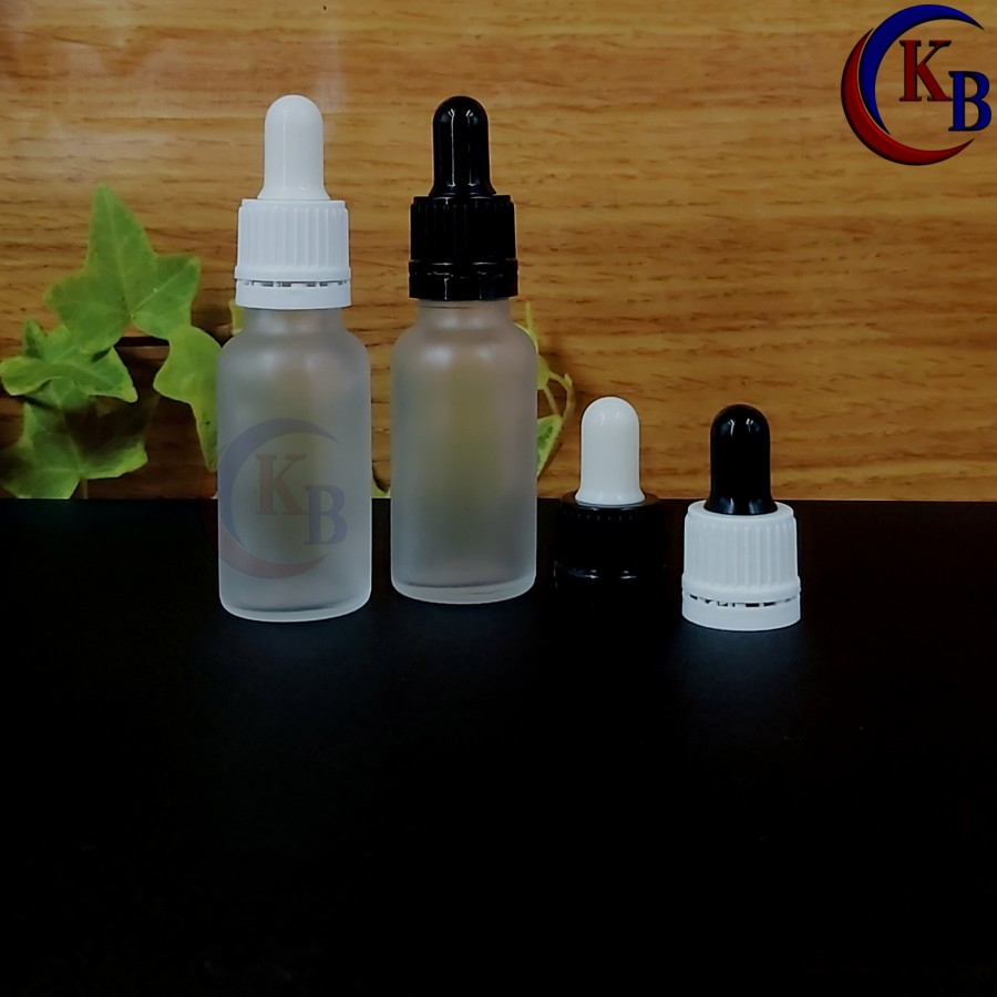 BOTOL PIPET 20 ML SERUM SEGEL / BOTOL KACA FROSTED 20ML / BOTOL TETES 20 ML
