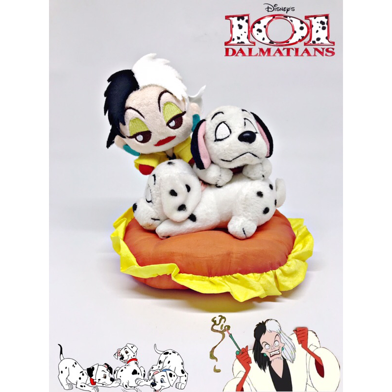 boneka set 101 Dalmatian