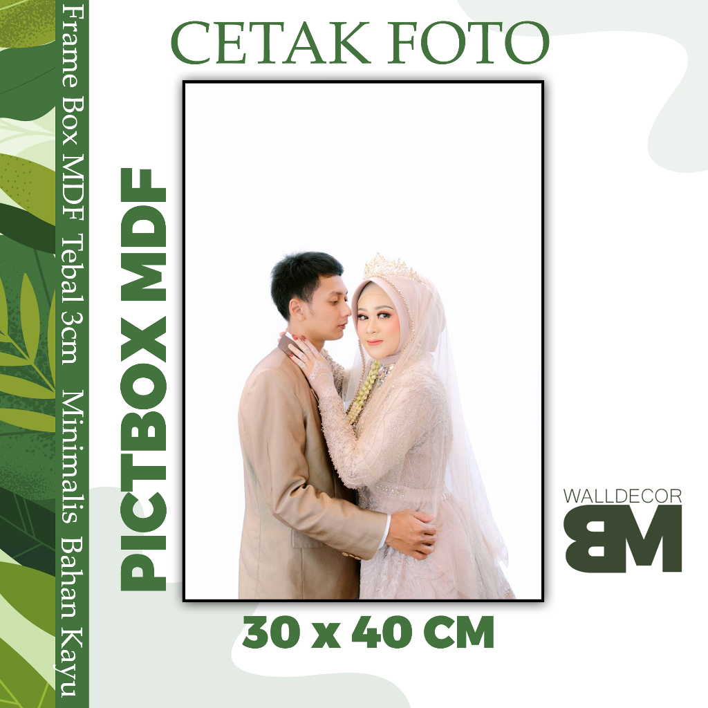 CETAK FOTO BLOK UKURAN 30x40 CM