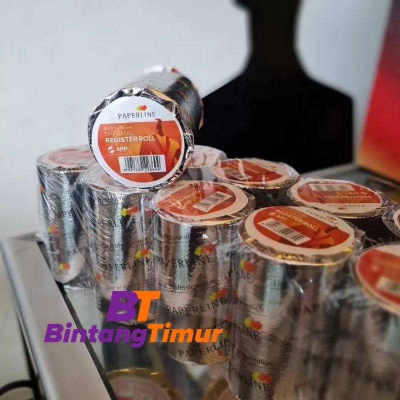 

Kertas Struk / Thermal Register Roll PAPERLINE 80x50mm