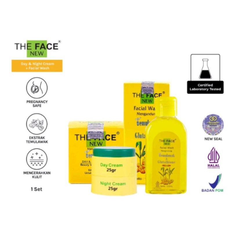 THE FACE TEMULAWAK / TEMULAWAK BARU / PAKET THE FACE TEMULAWAK