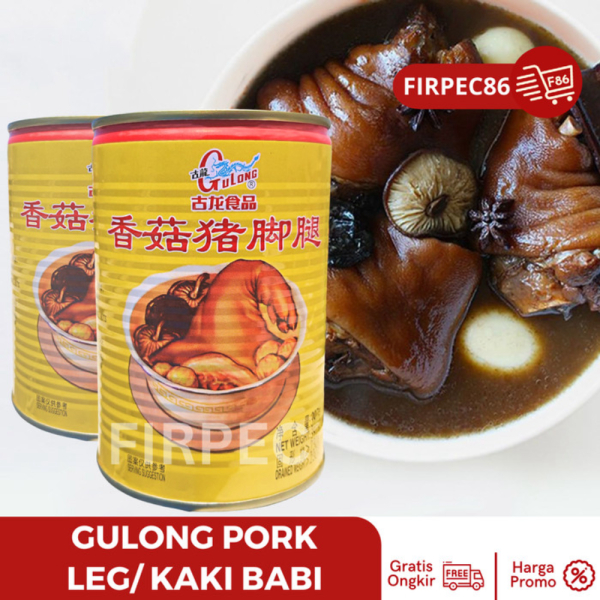 

Promo GULONG Pork Leg/ Kaki Babi Kaleng 397gr Non Halal Limited