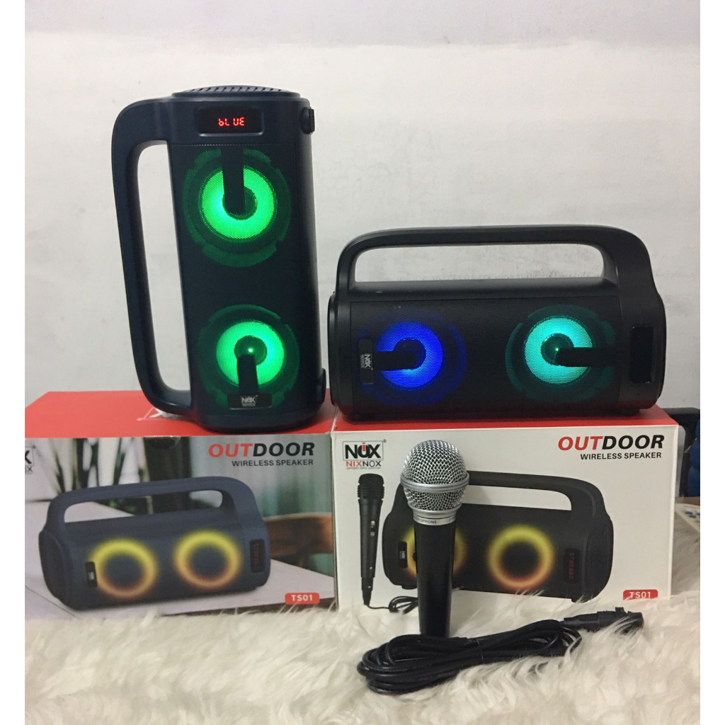 Speaker Bluetooth Nixnox TS01 + Microphone